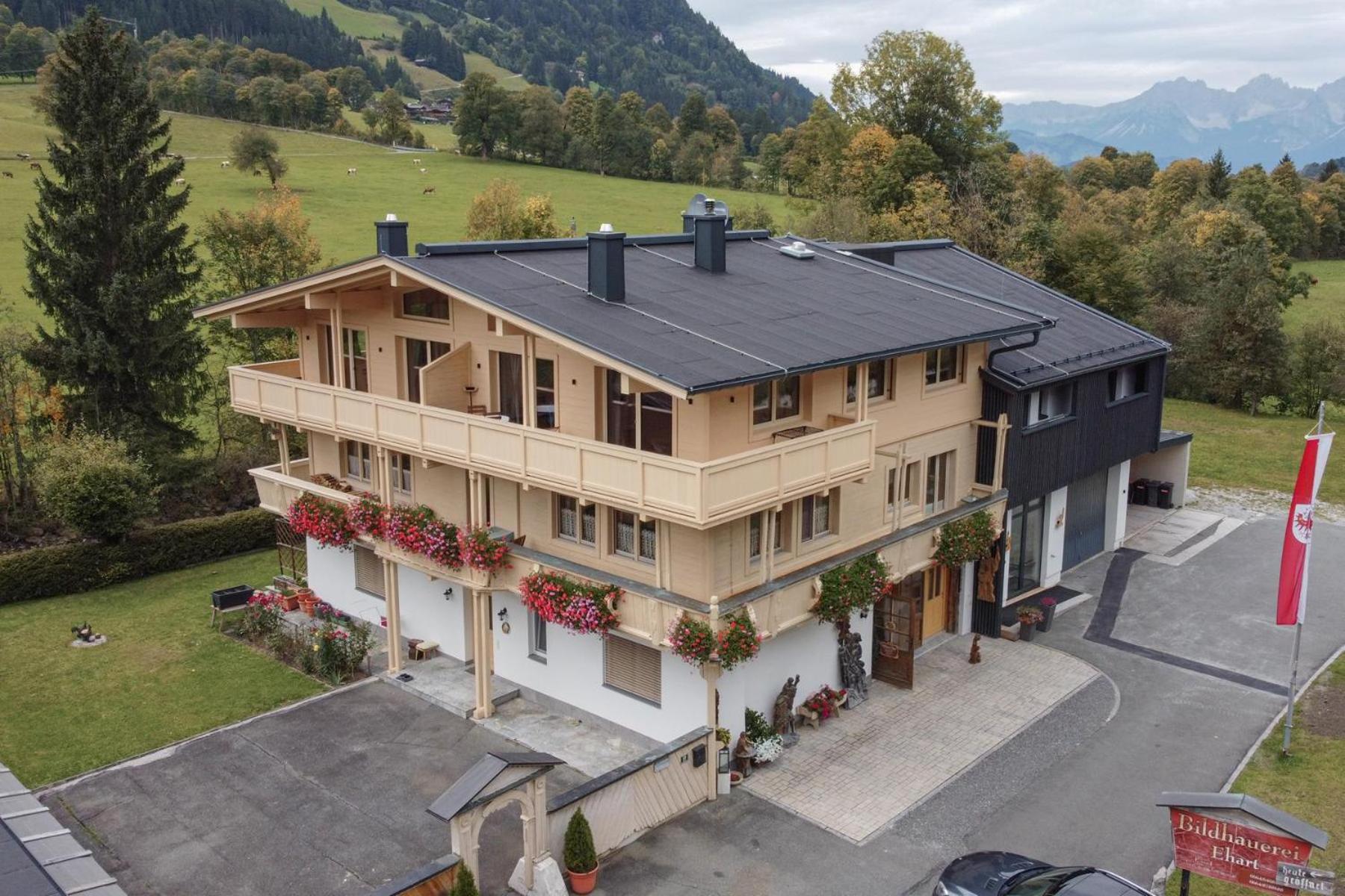 Alte Bildhauerei Leilighet Aurach bei Kitzbuehel Eksteriør bilde